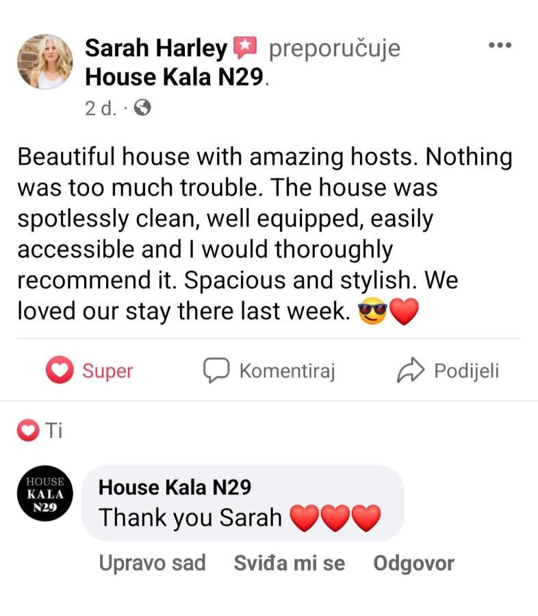 Villa House Kala N29 à Jezera Extérieur photo